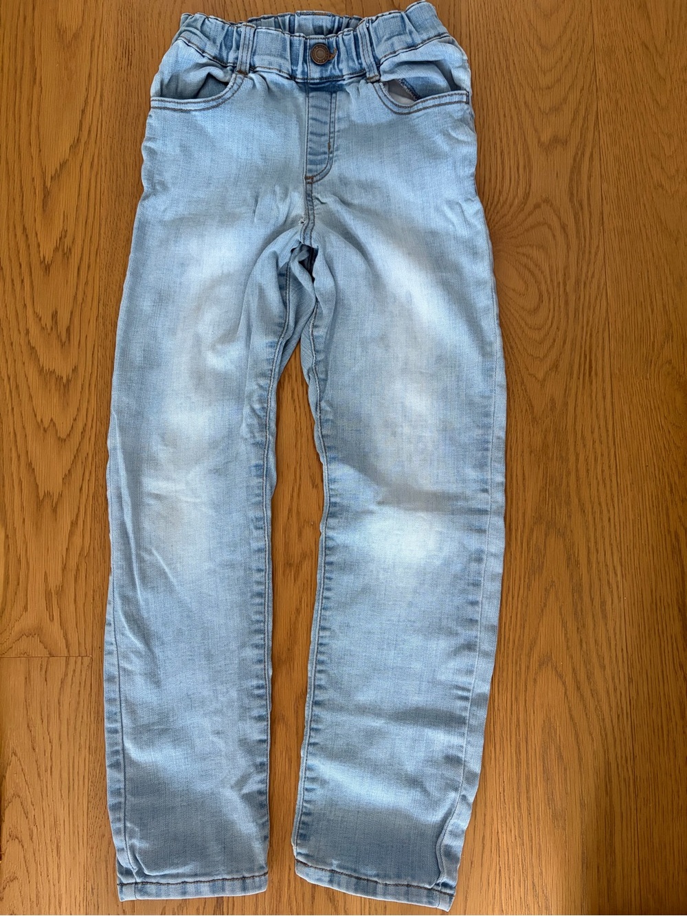 Kids Light Blue Stretch Denim Jeans